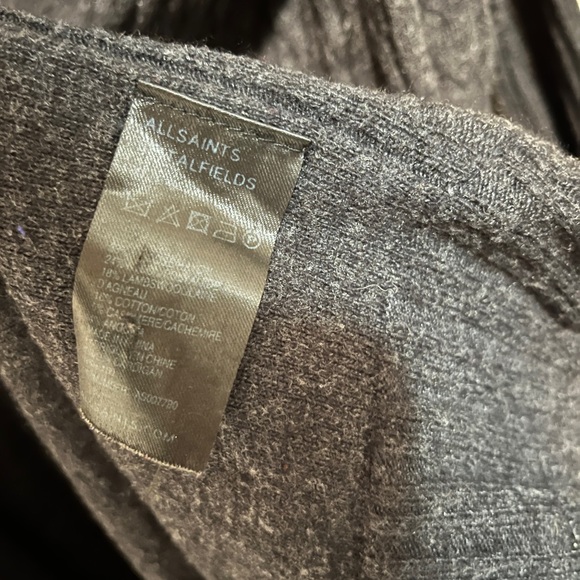 All Saints Open-Front Cardigan Sweater, size 10 - Picture 7 of 10